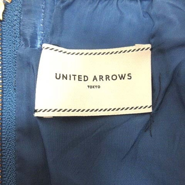 UNITED ARROWS(ユナイテッドアローズ)のUNITED ARROWS タイトスカート ひざ丈 36 青 ブルー /YK レディースのスカート(ひざ丈スカート)の商品写真