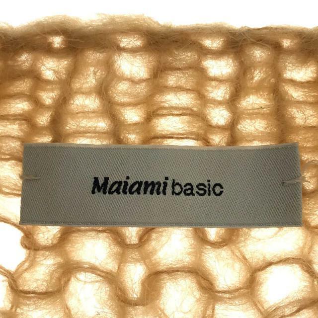 美品】 Maiami basic / マイアミベーシック | モヘア ボリューム 美品】 Maiami basic / マイアミベーシック | モヘア ボリューム