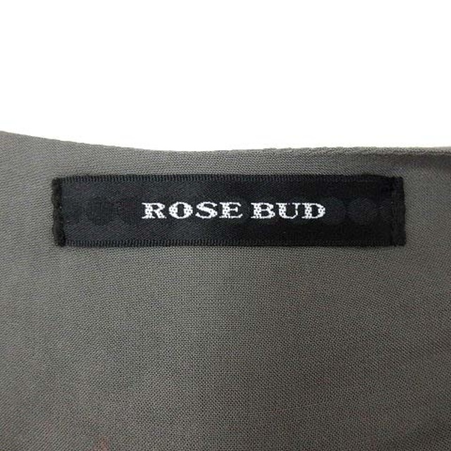 ROSE BUD(ローズバッド)のローズバッド ROSE BUD シャツ ブラウス 長袖 F 緑 カーキ /YK レディースのトップス(シャツ/ブラウス(長袖/七分))の商品写真