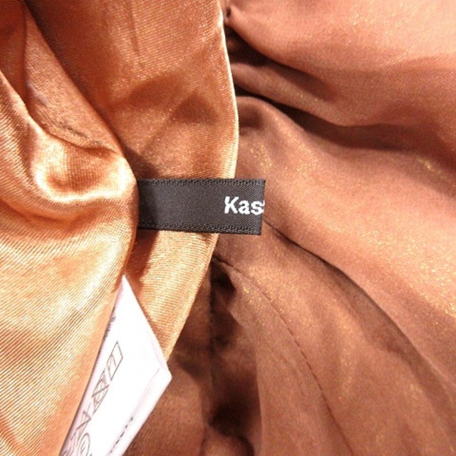 Kastane(カスタネ)のカスタネ Kastane フレアスカート マキシ ロング ラメ F 茶 ブラウン レディースのスカート(ロングスカート)の商品写真