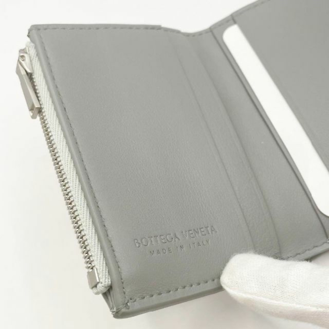 新品未使用】BOTTEGA VENETA 折財布 三つ折り シルバー | svetinikole