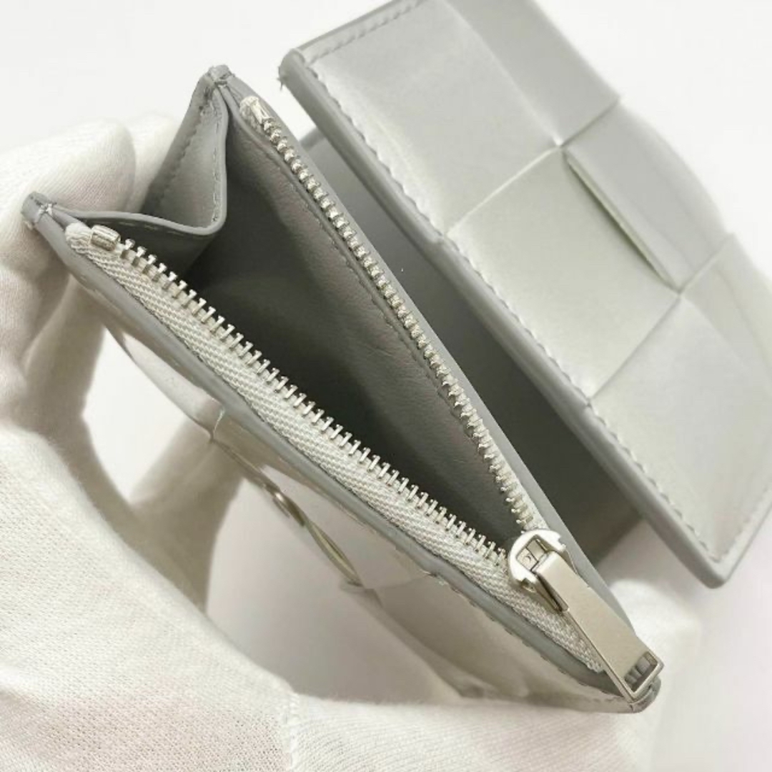 新品未使用】BOTTEGA VENETA 折財布 三つ折り シルバー | svetinikole