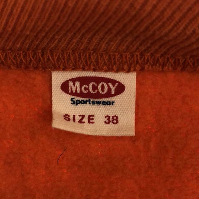McCOY SPORTWEAR スウェット McCOY SPORTWEAR スウェット