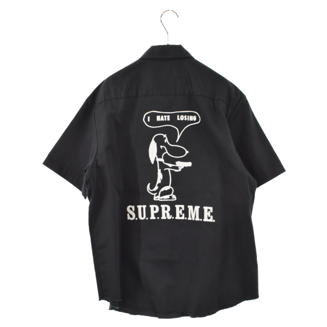 SUPREME シュプリーム 21SS Dog S/S Work Shirt ドッグ ワーク 半袖シャツ ワークシャツ ブラック