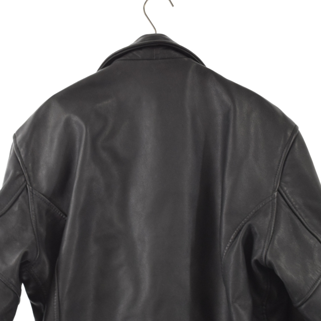 Harley Davidson(ハーレーダビッドソン)のHARLEY DAVIDSON ハーレーダビッドソン 裏地キルティング ダブルカウレザーライダースジャケット ブラック メンズのジャケット/アウター(ライダースジャケット)の商品写真