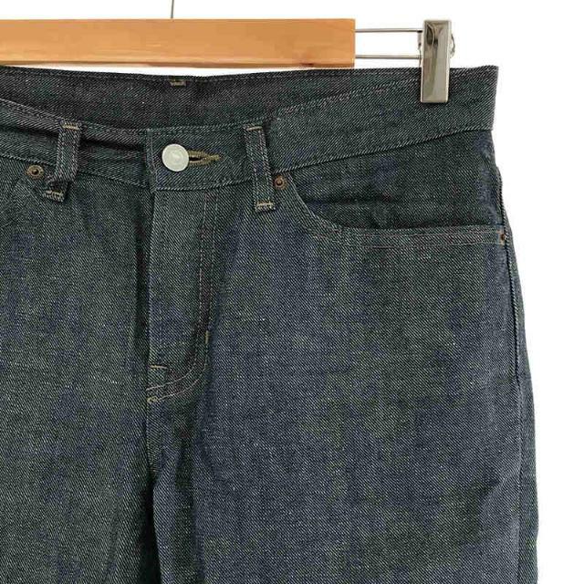 MARGARET HOWELL MARGARET HOWELL マーガレットハウエル × EDWIN エドウィン 別注 コットン 5P デニム パンツ 29×25 インディゴ レディースの通販 by KLDラクマ店※通常3営業日以内で発送|マーガレットハウエルならラクマ 〖オーバーサイズ〗美品 EDWIN エドウィン デニムパンツ 無地 ブラック