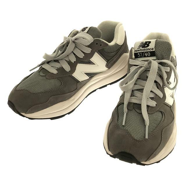 【美品】  New Balance / ニューバランス | M5740VPB 57/40 VPB スエードレザー ローカット スニーカー | 26.5 | GRAY | メンズ