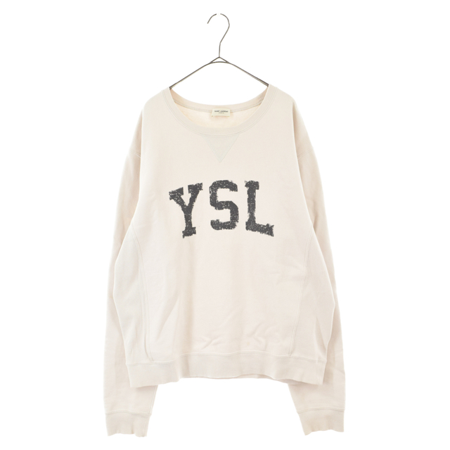 SAINT LAURENT PARIS YSLロゴスウェット／サンローランパリ-