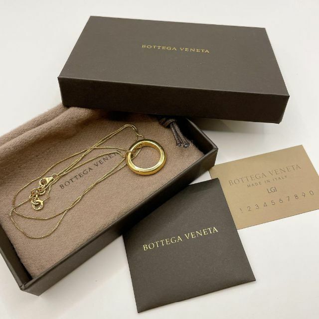 【新品未使用】BOTTEGA VENETA ネックレス リング アジャスター付