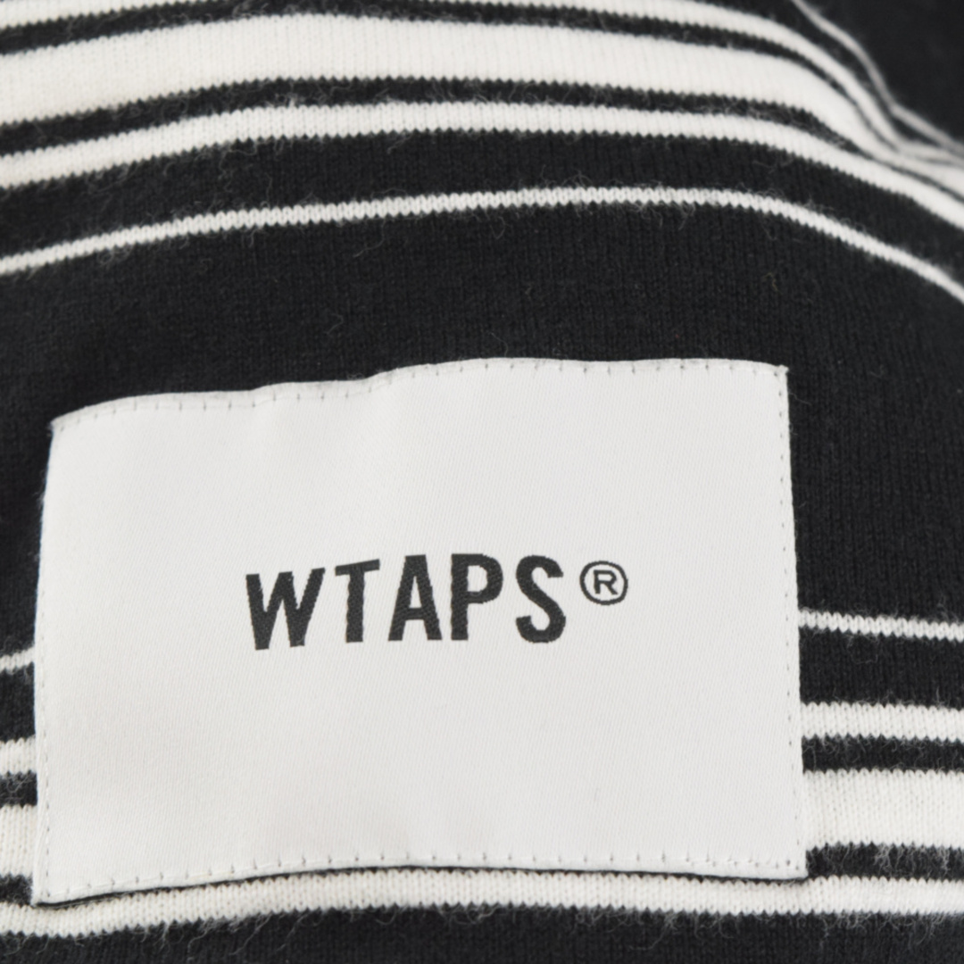 WTAPS ダブルタップス 22AW BDY 01/LS/COTTON.TEXTILE ボーダー長袖