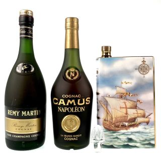 3本 REMY MARTIN CAMUS コニャック(ブランデー)