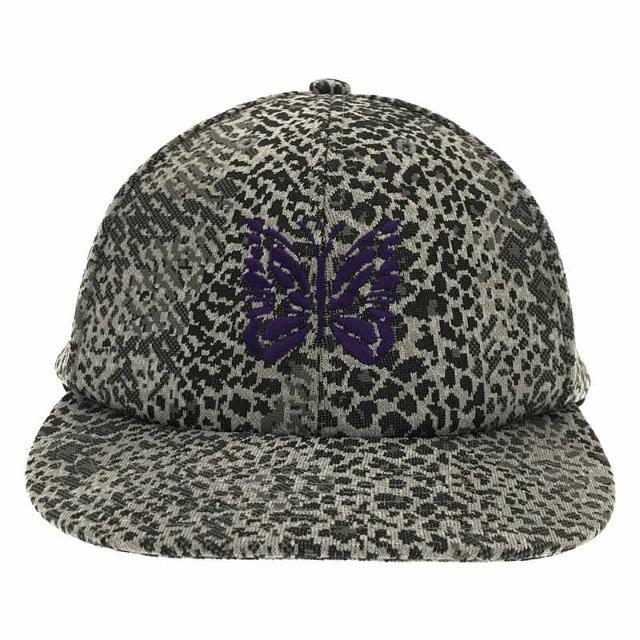【美品】 Needles / ニードルス | 2022SS BASEBALL CAP - POLY SMOOTH / POLY JQ. パピヨン刺繍 パイソン レオパード 切替 ベースボール キャップ ユニセックス | M | グレー | メンズ 【美品】 Needles / ニードルス | 2022SS BASEBALL CAP - POLY SMOOTH / POLY JQ. パピヨン刺繍 パイソン レオパード 切替 ベースボール キャップ ユニセックス | M | グレー | メンズ