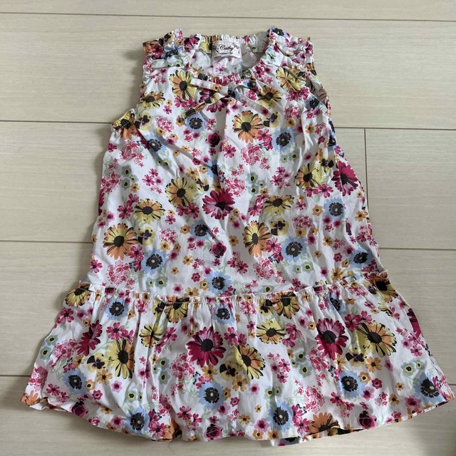 motherways(マザウェイズ)のmotherways 花柄ワンピース キッズ/ベビー/マタニティのキッズ服女の子用(90cm~)(ワンピース)の商品写真