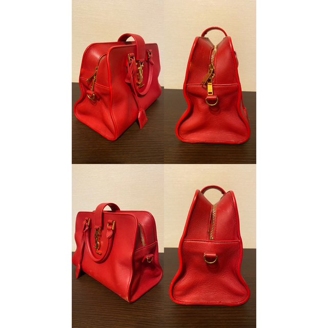 SAINT LAURENT サンローラン ベイビーカバス レッド SAINT LAURENT サンローラン ベイビーカバス レッド