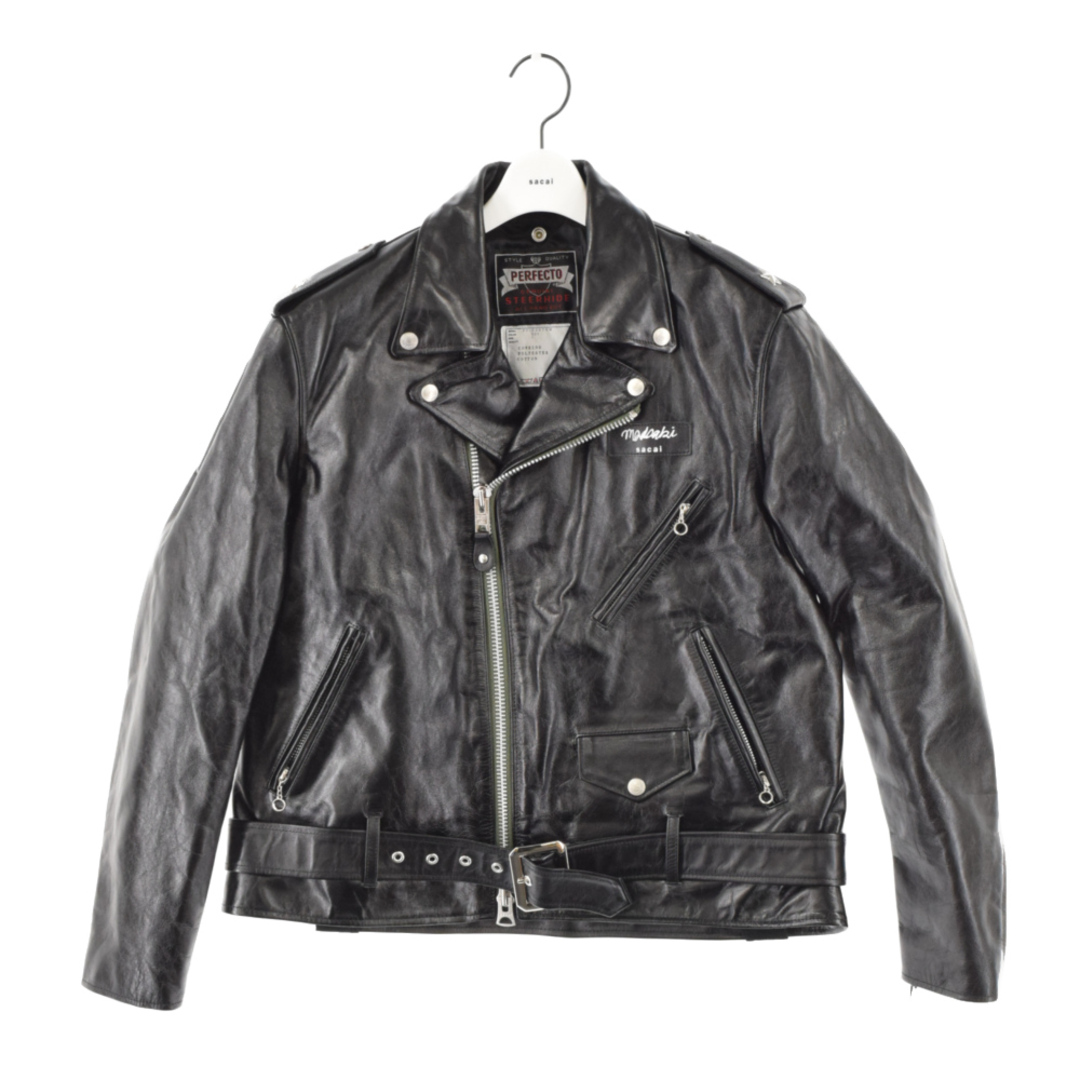 sacai サカイ ライダースジャケット ブラック - ライダースジャケット sacai サカイ ライダースジャケット ブラック - ライダースジャケット