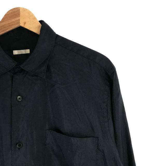 【美品】 COMOLI / コモリ | シルク 100％ コモリシャツ M01-02003 | 2 | NAVY | メンズ