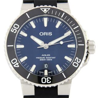 オリス(ORIS)の【新品】オリス アクイスデイト 01 733 7730 4135-07 SS 自動巻(腕時計(アナログ))