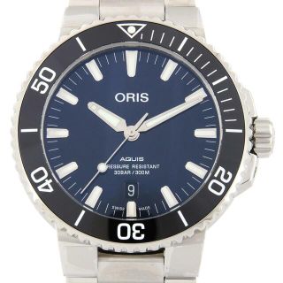 オリス(ORIS)の【新品】オリス アクイスデイト 01 733 7730 4135-07 SS 自動巻(腕時計(アナログ))