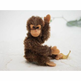 シュタイフ(Steiff)のシュタイフ★Jocko Chimpanzee 10cm★最小サイズのチンパンジー(ぬいぐるみ)