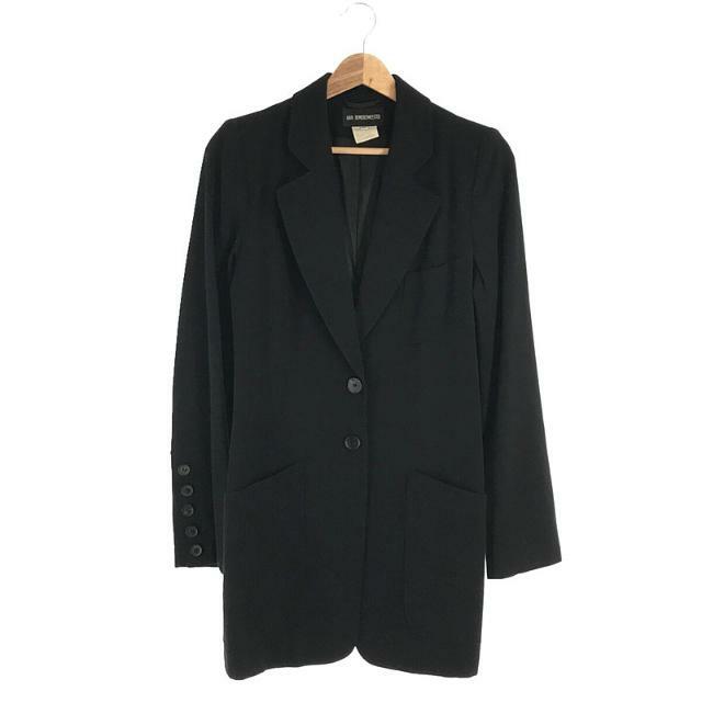 希少品 08SS ANN DEMEULEMEESTER 黒 テーラードジャケット