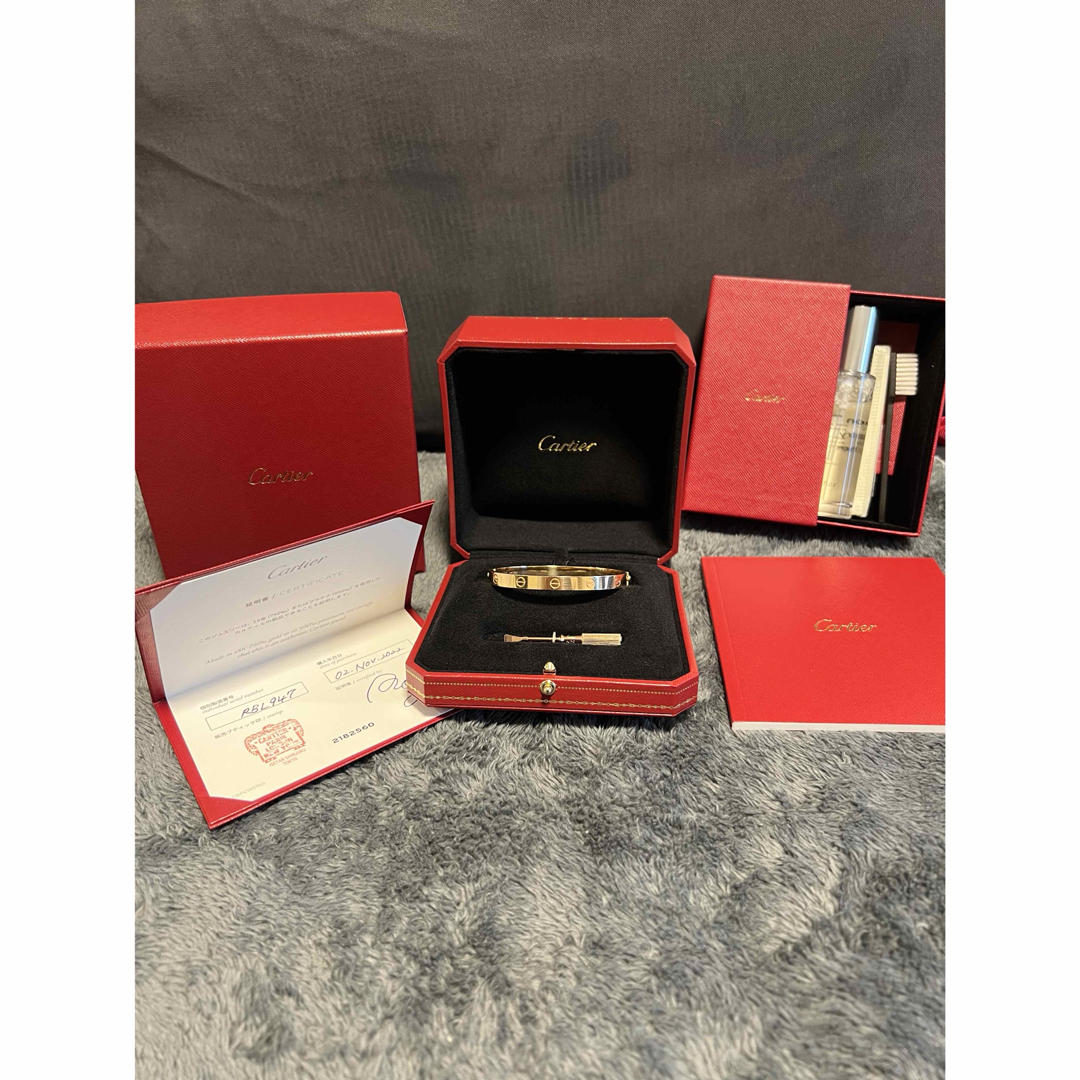 Cartier - 【2022年購入】Cartier カルティエ ラブブレス サイズ Cartier - 【2022年購入】Cartier カルティエ ラブブレス サイズ