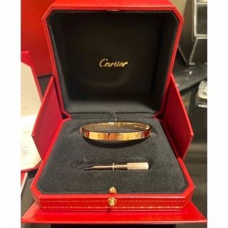 カルティエ(Cartier)の【2022年美品】Cartier カルティエ　ラブブレス　サイズ18 (ブレスレット)