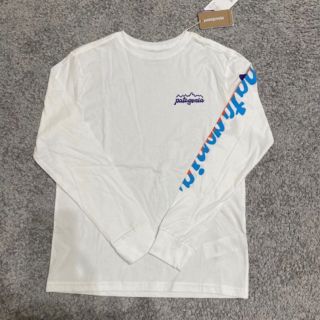 パタゴニア(patagonia)の[新品] patagonia パタゴニア ボーイズ 長袖Tシャツ ロンT M(Tシャツ/カットソー)