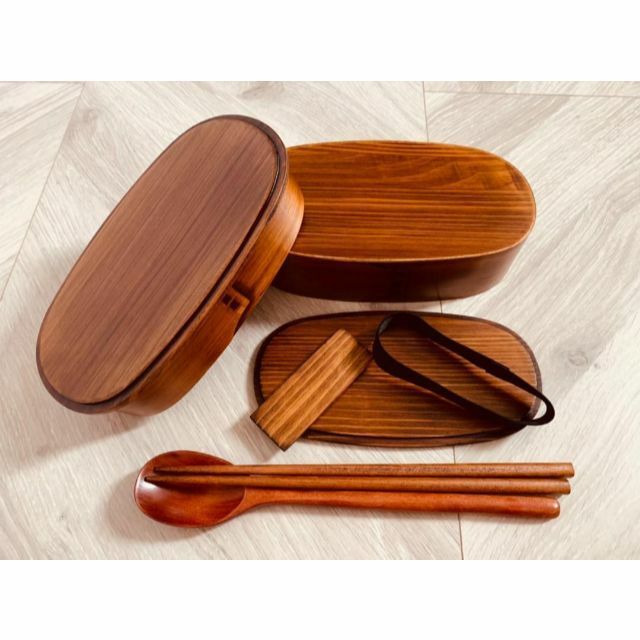 ○新品即納○ お得なセット!曲げわっぱ 弁当 伝統工芸 お箸セット付