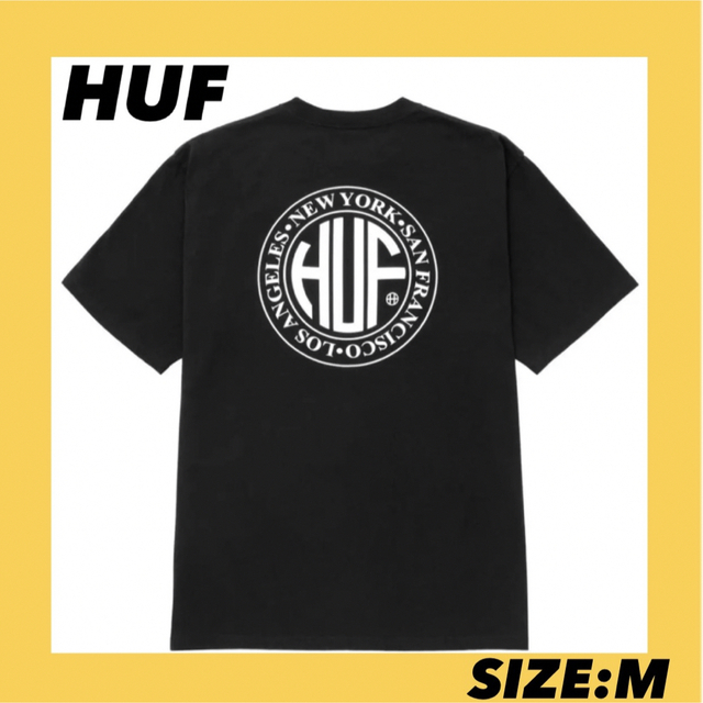 HUF Tシャツ　黒　M 新品未使用adidas