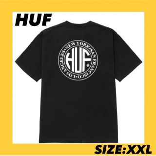 ハフ(HUF)のHUF Tシャツ 黒　XXL 新品未使用(Tシャツ/カットソー(半袖/袖なし))