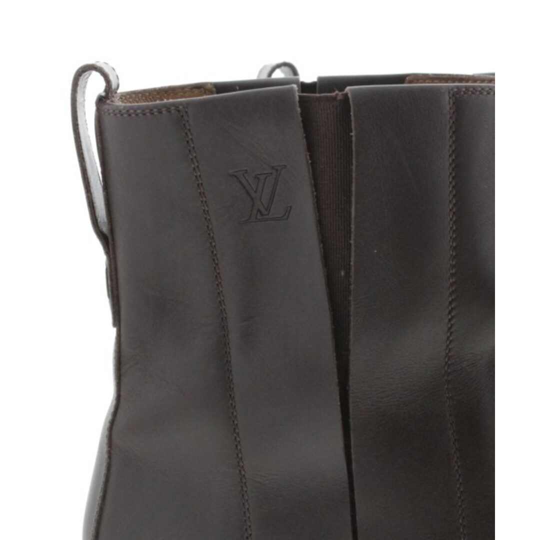 LOUIS VUITTON ルイヴィトン ブーツ 8(26.5cm位) 茶系 - ブーツ