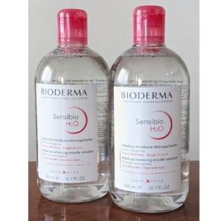 ビオデルマ(BIODERMA)のBIODERMA ビオデルマ サンシビオ H2O 500ml×2本 新品(クレンジング/メイク落とし)