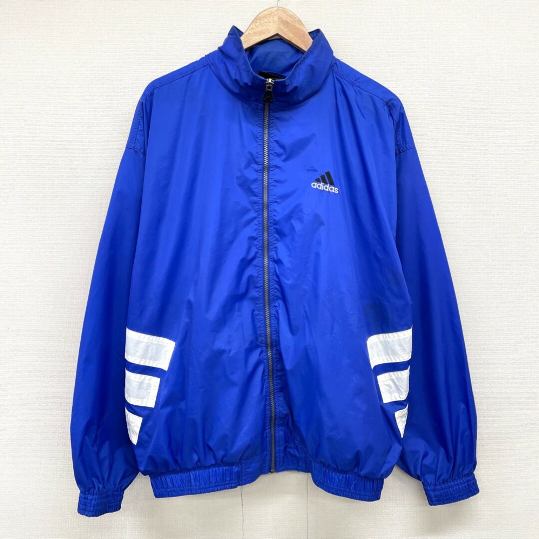 【美品】adidas 大人気ナイロンパーカー　モノトーン　sizeＬ