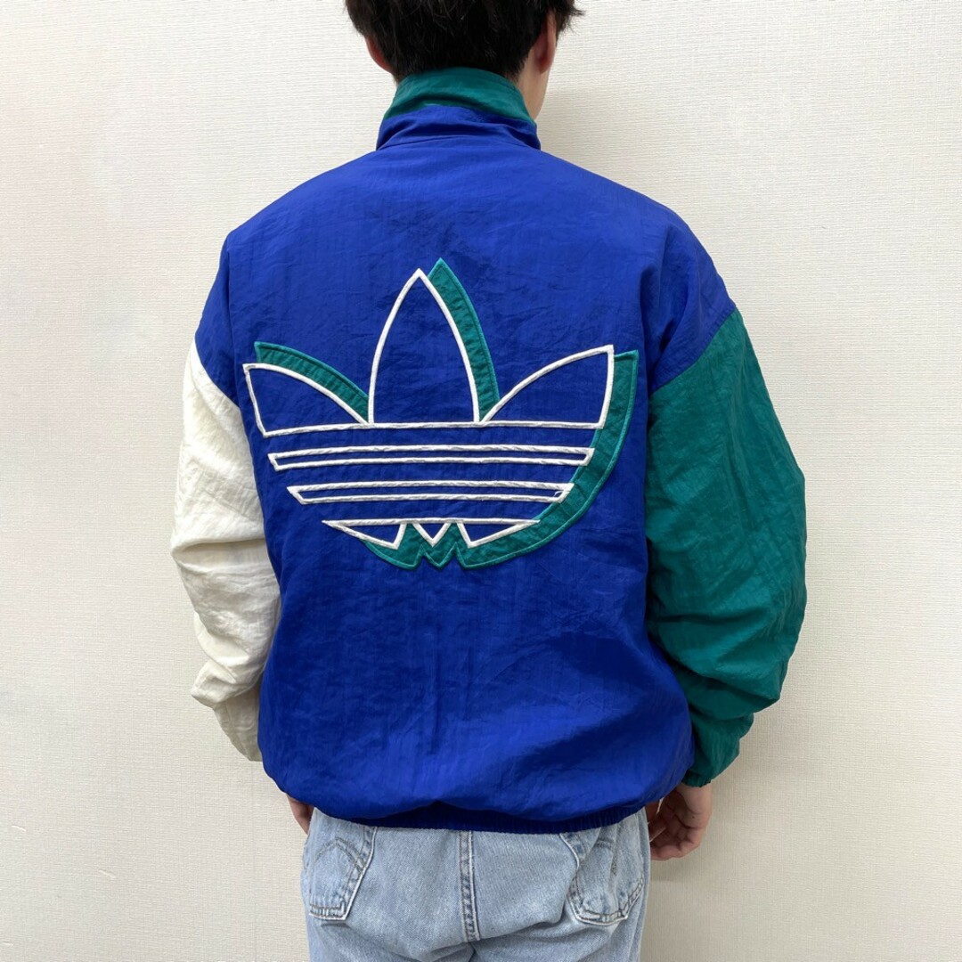 アディダス adidas ジャージ シャツ ジャケット 2XL 美品 グリーン