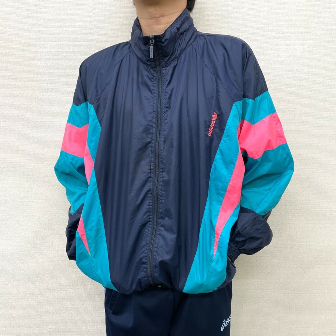 adidas - 80's US古着 アディダス adidas ジップアップ ナイロン