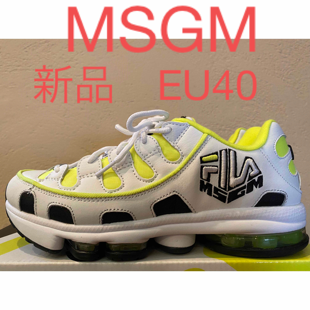 MSGM FILA コラボ スニーカー