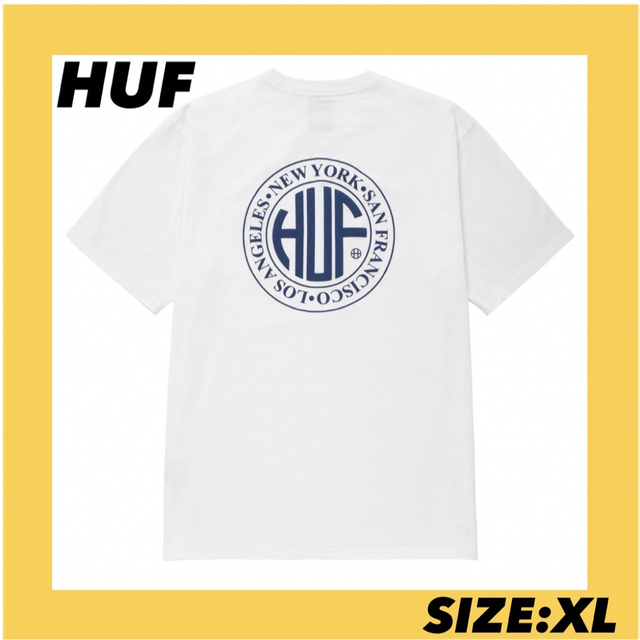 HUF Tシャツ 白　ホワイト　XL 新品未使用huf