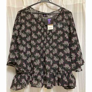 アナスイ(ANNA SUI)のユニクロアナスイコラボ　シフォンブラウス(シャツ/ブラウス(長袖/七分))