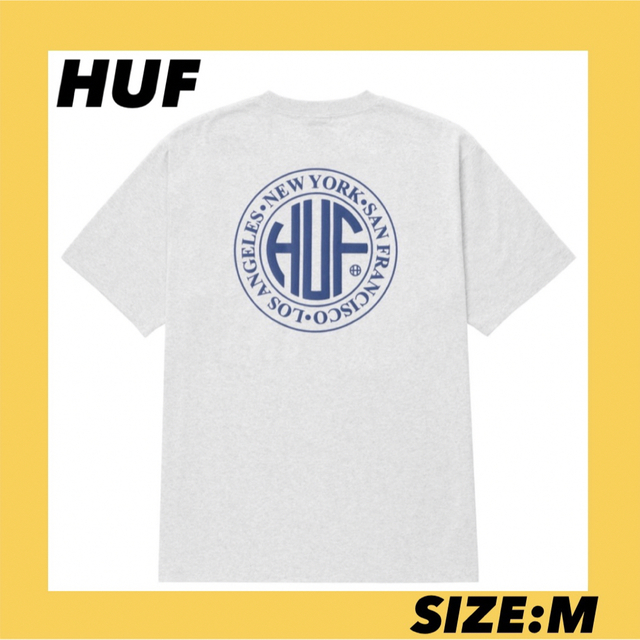 HUF Tシャツ アッシュグレー M 新品未使用keboz - Tシャツ/カットソー