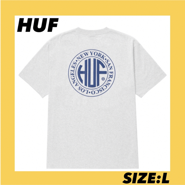 HUF Tシャツ アッシュグレー　L 新品未使用nike