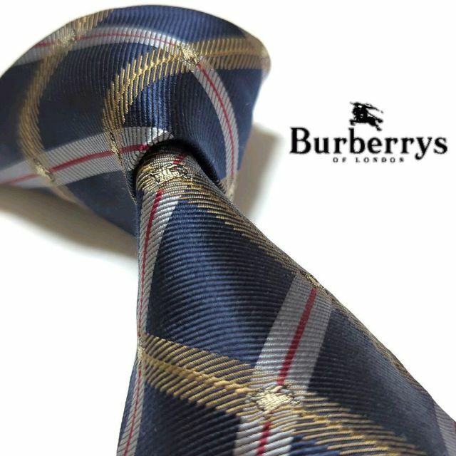 BURBERRY - バーバリーズ ネクタイ ホースロゴ チェック ハイブランド