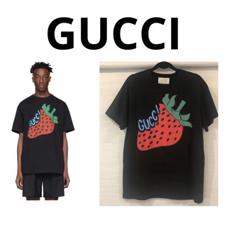 グッチ(Gucci)のGUCCI ストロベリー　Tシャツ　美品(Tシャツ/カットソー(半袖/袖なし))