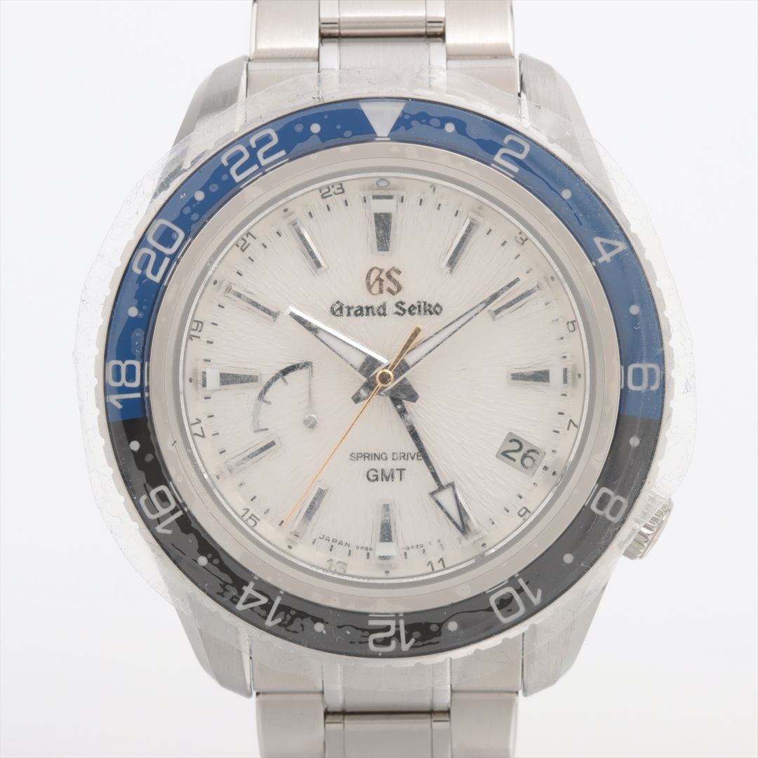 グランドセイコー GRAND SEIKO GS スプリングドライブ 9R66-0AA0 SBGE201 時計 メンズ ブランド GMT デイト 自動巻き AT ステンレス SS シルバー ブラック 磨き済み