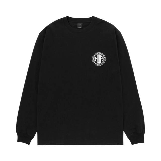 HUF(ハフ)のHUF ロンT 黒　S 新品未使用 メンズのトップス(Tシャツ/カットソー(七分/長袖))の商品写真