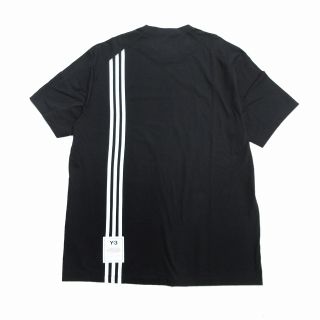 ワイスリー(Y-3)の美品 ワイスリー Y-3 ヨウジヤマモト バック 3ストライプ Tシャツ (Tシャツ/カットソー(半袖/袖なし))