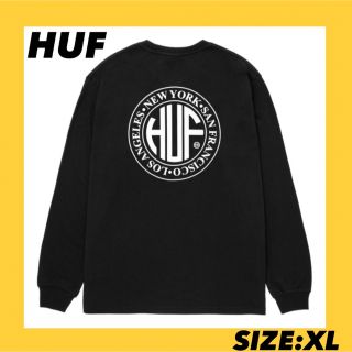 ハフ(HUF)のHUF ロンT 黒　XL 新品未使用(Tシャツ/カットソー(七分/長袖))