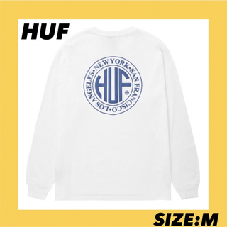 ハフ(HUF)のHUF ロンT 白　ホワイト　M 新品未使用(Tシャツ/カットソー(七分/長袖))
