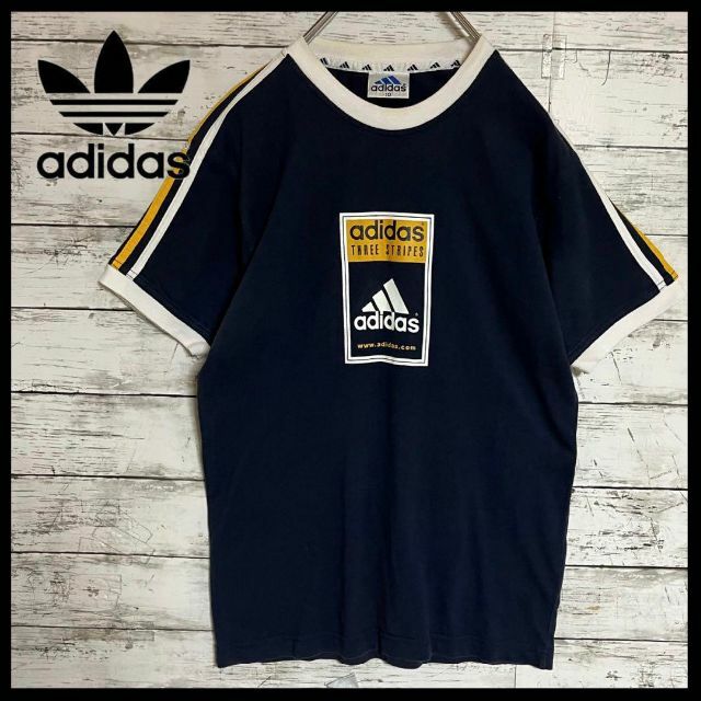 【90s】Adidas リンガーt 黒タグ ヴィンテージ