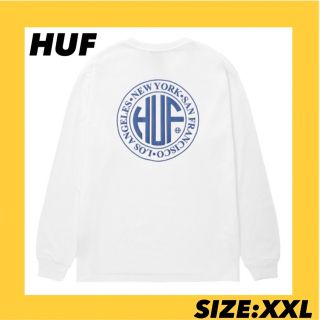 ハフ(HUF)のHUF ロンT 白　ホワイト　XXL 新品未使用(Tシャツ/カットソー(七分/長袖))