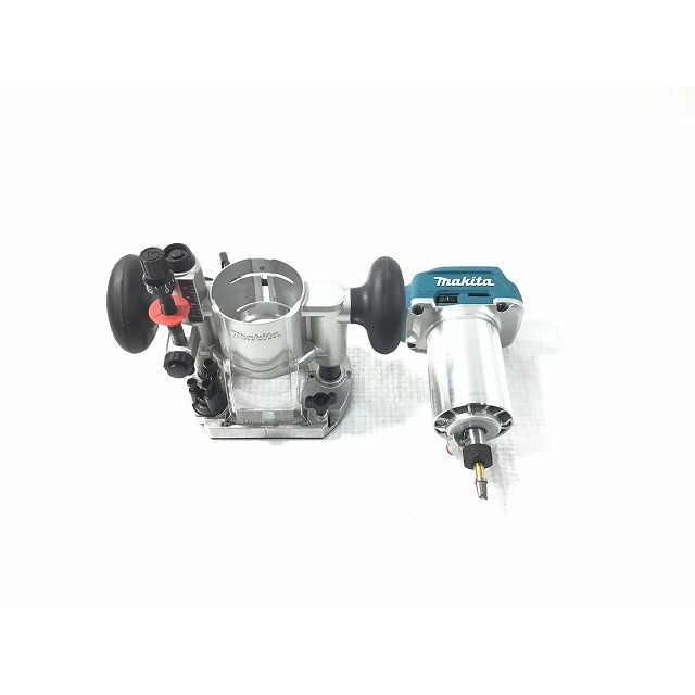 ☆比較的綺麗☆makita マキタ 18V 充電式トリマ RT51D 本体+ケース付 トリマー ルーター 面取り 溝切り トリミング 72317